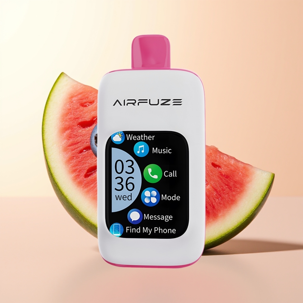 AirFuze Smart 30000 Puffs Wegwerp Vape Blauwe Watermeloen met 5% Nicotine en Type-C