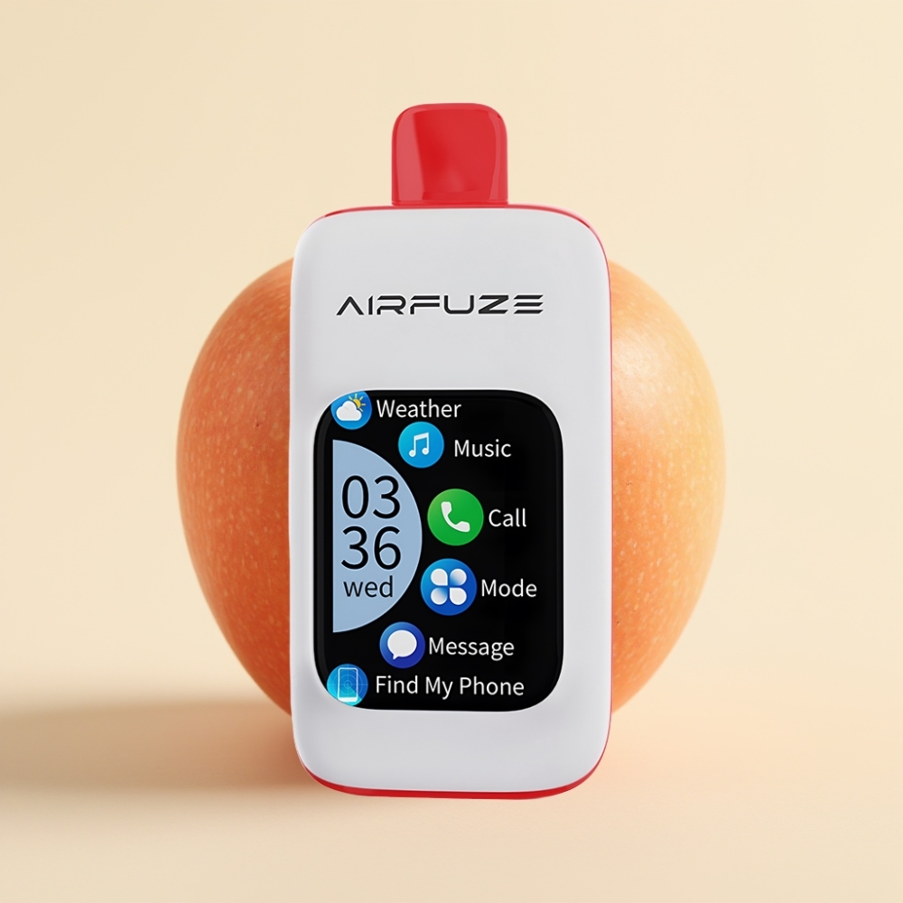 AirFuze Smart 30000 Puffs Wegwerp Vape Drievoudige Appel met 5% Nicotine en Type-C-laden