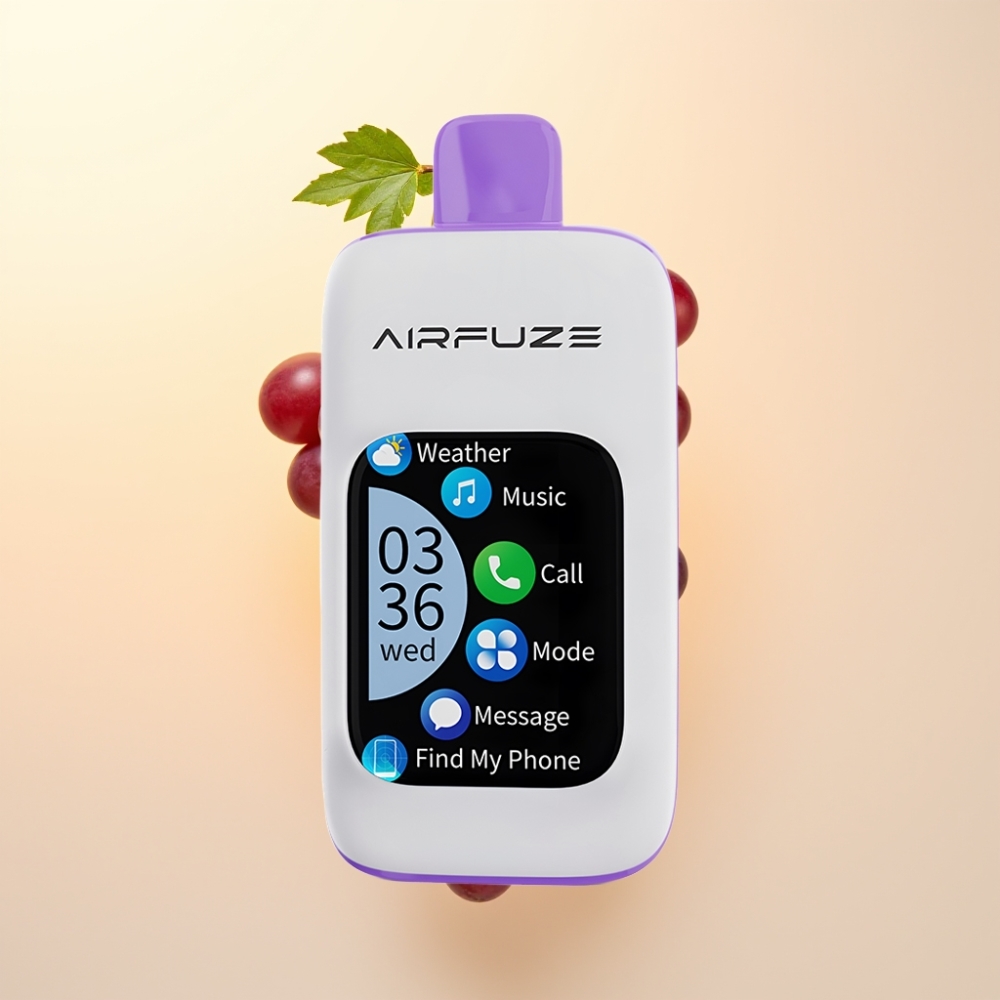 AirFuze Smart 30000 Puffs Wegwerp Vape Druiven Explosie met 5% Nicotine en Type-C