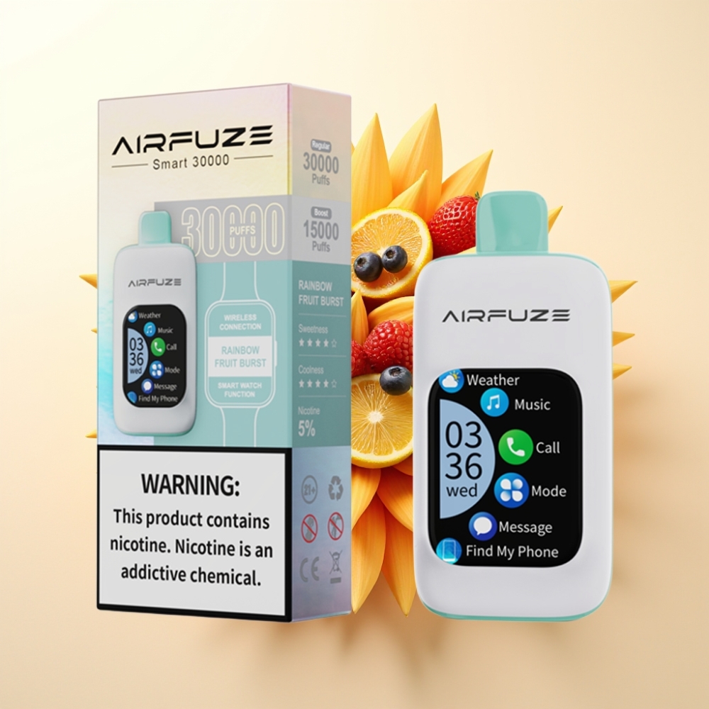 AirFuze Smart 30000 Puffs Wegwerp Vape Regenboog Fruit Burst & Pod 900mAh