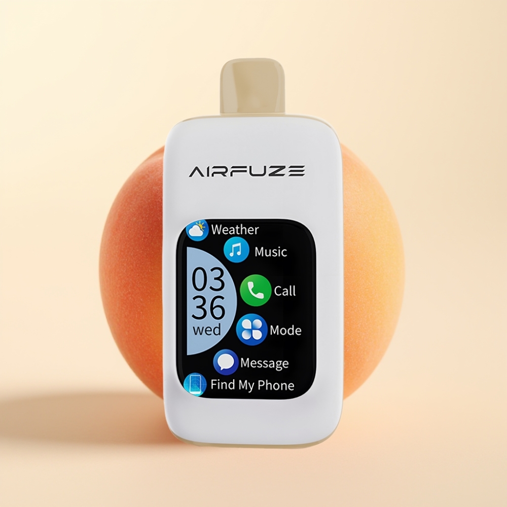 AirFuze Smart 30000 Puffs Wegwerp Vape Sappige Perzik met 5% Nicotine en Type-C Opladen