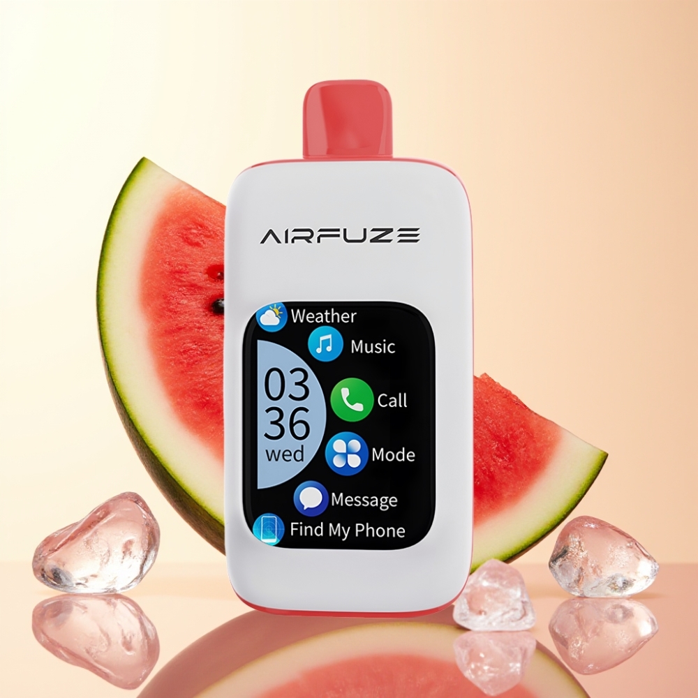 AirFuze Smart 30000 Puffs Wegwerp Vape Watermeloen IJs & Pod met 5% nicotine en Type-C-laden