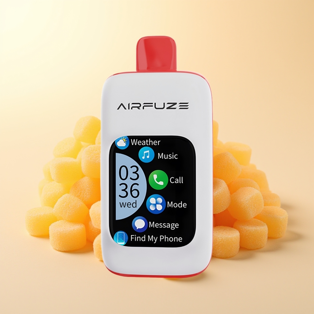 AirFuze Smart 30000 Puffs Wegwerp Vape Zure Lush Gummy & Pod 900mAh Type-C
