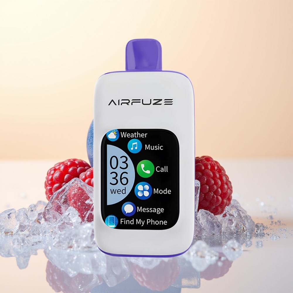 AirFuze Smart Pro 40000 Puffs Wegwerp Vape Blauwe Framboos IJs met 20ML E-liquid en 900mAh Batterij