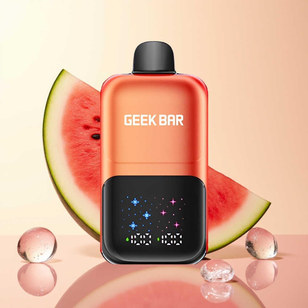 GEEK BAR 2GO 20ml 50000 Puffs Twee Serie Wegwerp Vape Pen Watermeloen Bubble Gum IJs