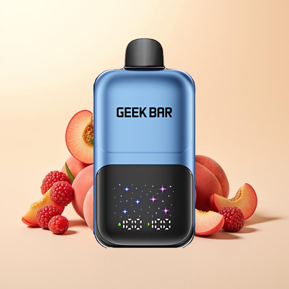 GEEK BAR 2GO 20ml 50000 Puffs Twee Series Wegwerp Vape Pen Perzik & Bessen met Aanpasbare Smaak