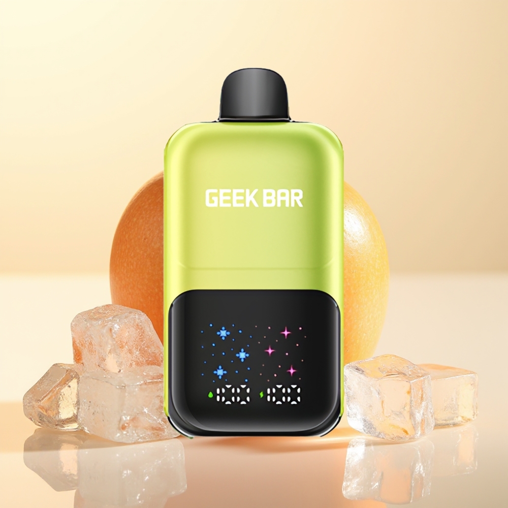 GEEK BAR 2GO 20ml 50000 Puffs Twee Series Wegwerp Vape Pen Zure Appel IJs met Aanpasbare Smaak/Verkoudheid en Oplaadbare Accu