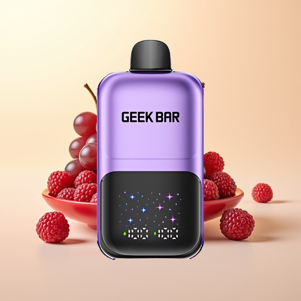 GEEK BAR 2GO 20ml 50.000 Puffs Two Series Wegwerp Vape Pen Druif & Framboos Met Oplaadbare Accu
