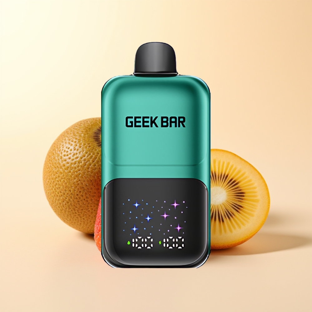 GEEK BAR 2GO Wegwerp Vape Pen 20ml 50000 Puffs Dual Tanks Aardbei & Kiwi