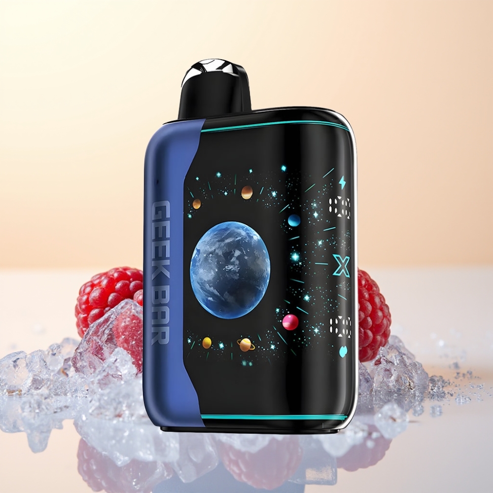 GEEK BAR Platinum Edition 25000 Wegwerp Vape Blauwe Framboos IJs – 20mL Vloeistof, 2% Nicotine