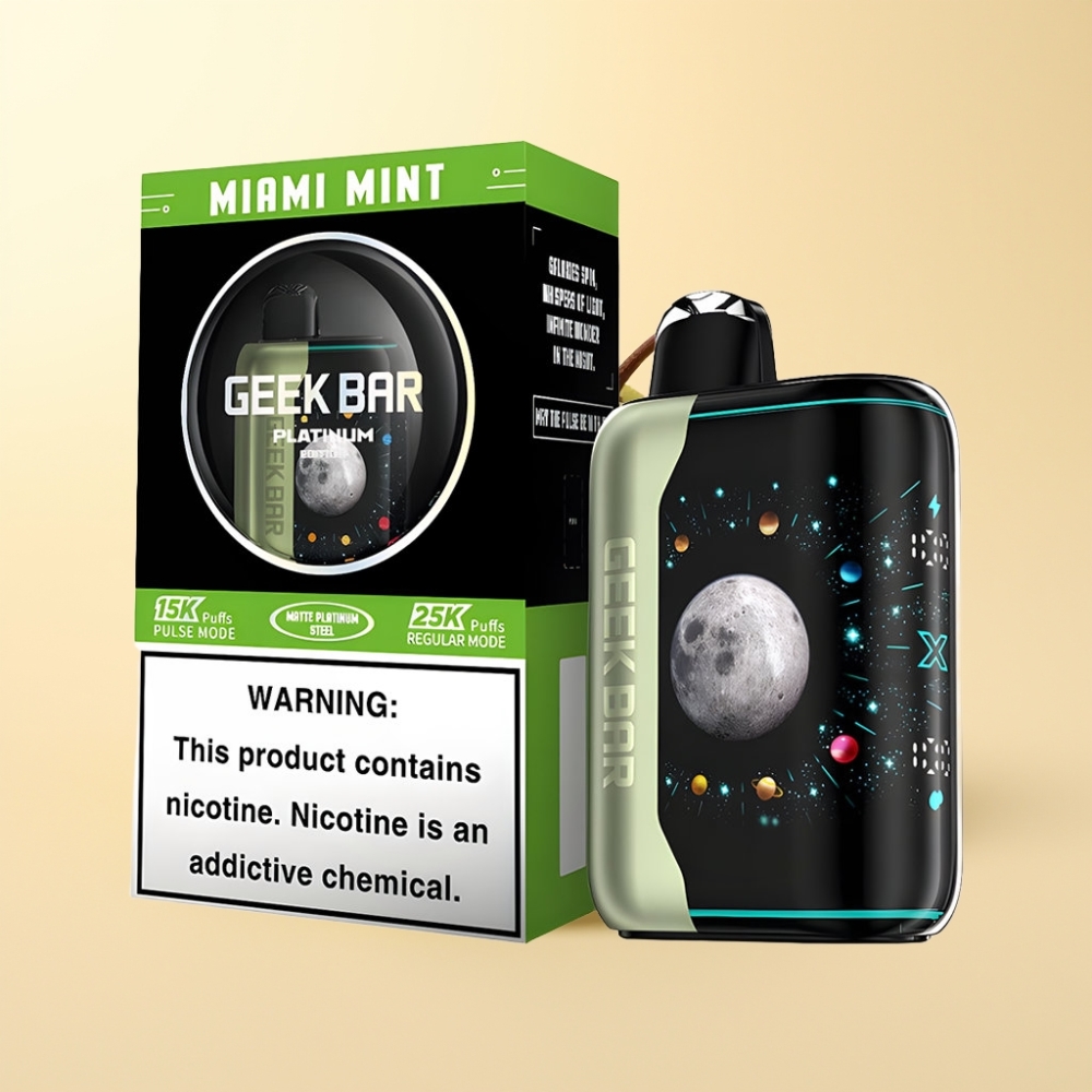 GEEK BAR Platinum Edition 25000 Wegwerp Vape Miami Munt - 20mL Vloeistof, 2% Nicotine