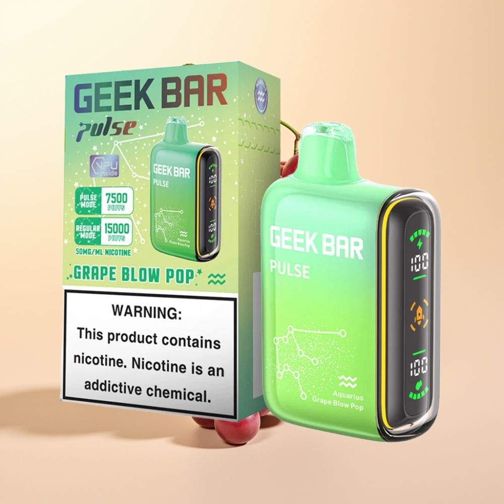 Geek Bar Pulse 15000 Puffs Wegwerp Vape Zodiac Editie met 16ML & 5% Nicotine