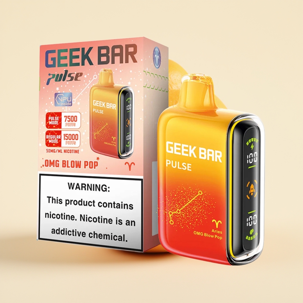 Geek Bar Pulse 15000 Puffs Wegwerp Vape Zodiac Editie met 16ML & 5% Nicotine