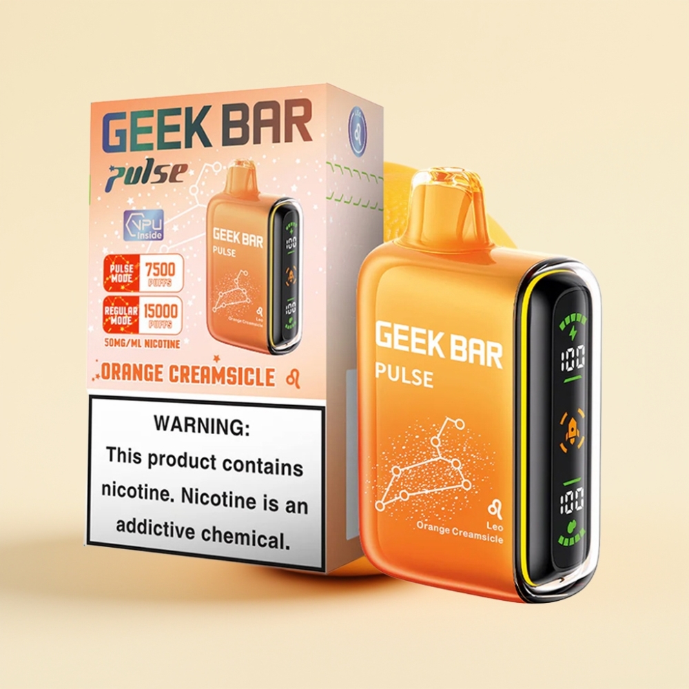 Geek Bar Pulse 15000 Puffs Wegwerp Vape Zodiac Editie met 16ML & 5% Nicotine