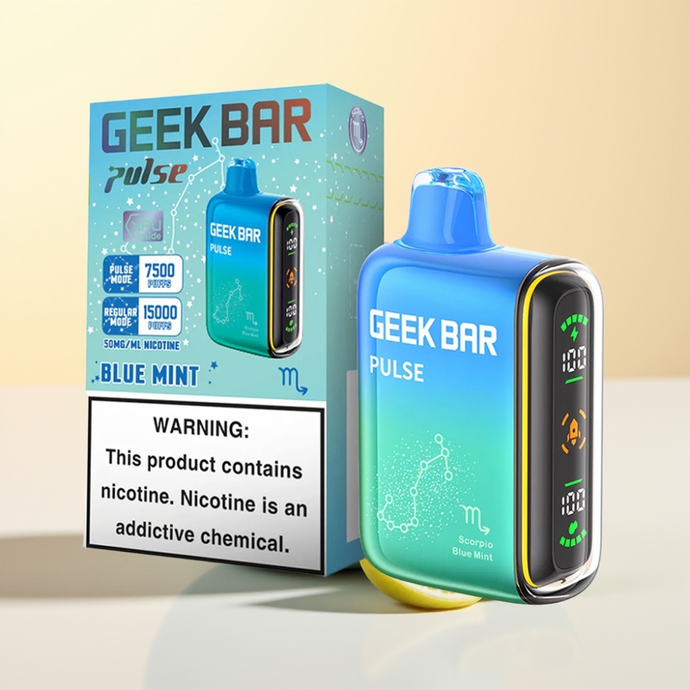 Geek Bar Pulse 15000 Puffs Wegwerp Vape Zodiac Editie met 16ML & 5% Nicotine