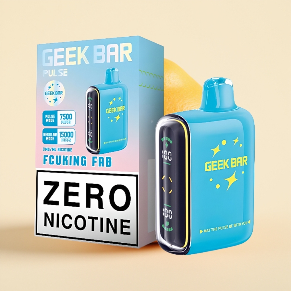 Geek Bar Pulse 15000 Puffs Wegwerp Vape Zonder Nicotine en 16ML Vloeistof