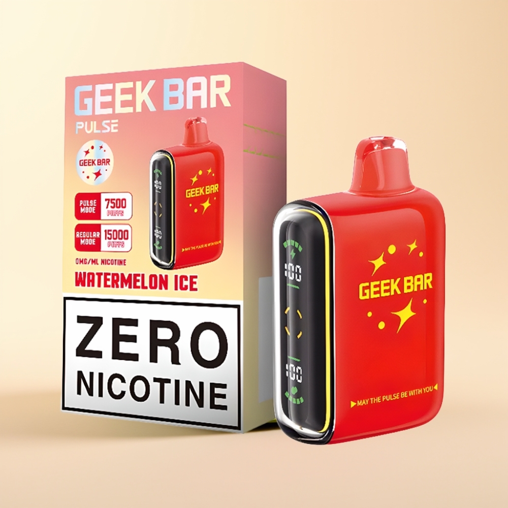 Geek Bar Pulse 15000 Puffs Wegwerp Vape Zonder Nicotine en 16ML Vloeistof
