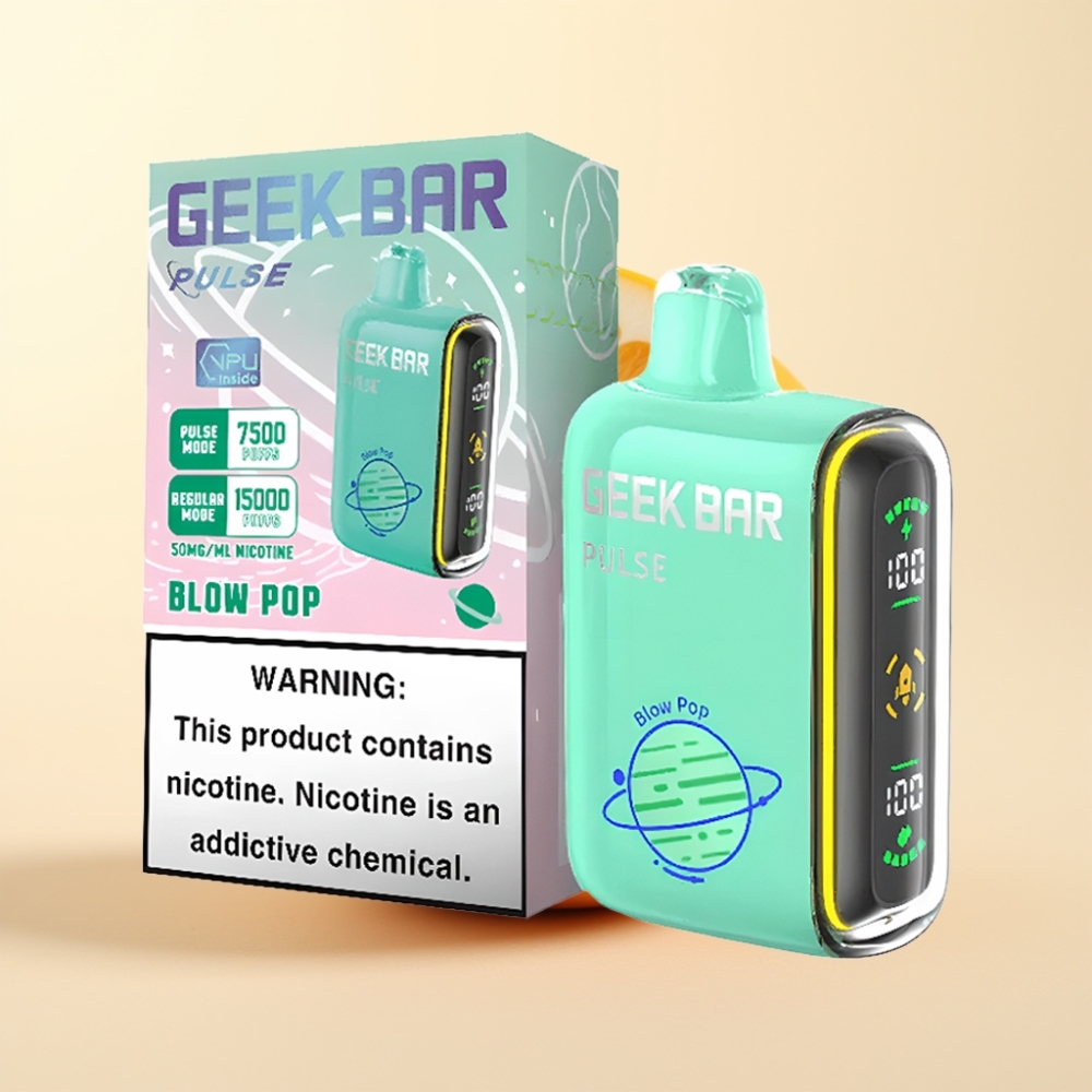 Geek Bar Pulse 15000 Puffs Wegwerpbare Vape Planeten Editie met 16ML en 5% Nicotine