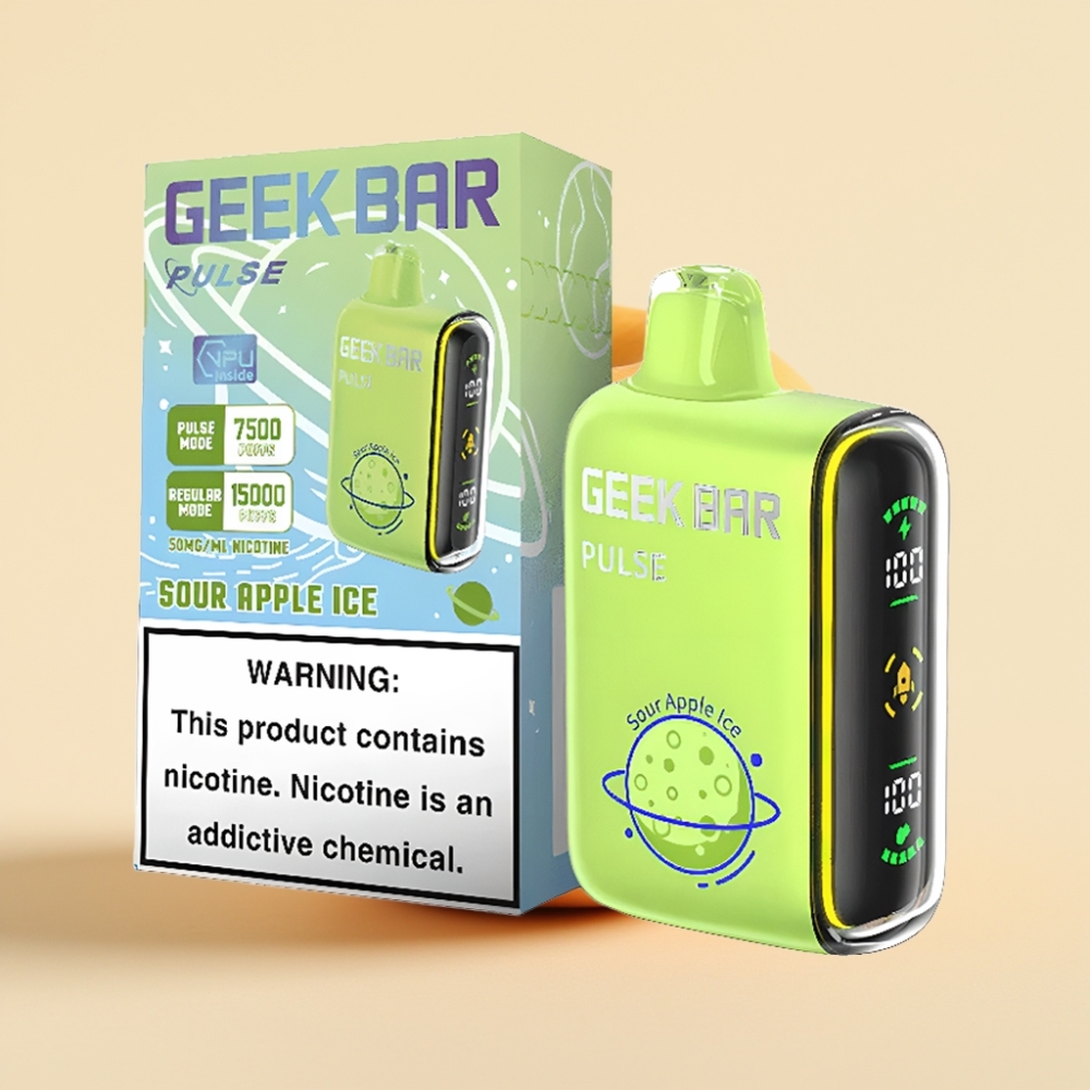 Geek Bar Pulse 15000 Puffs Wegwerpbare Vape Planeten Editie met 16ML en 5% Nicotine
