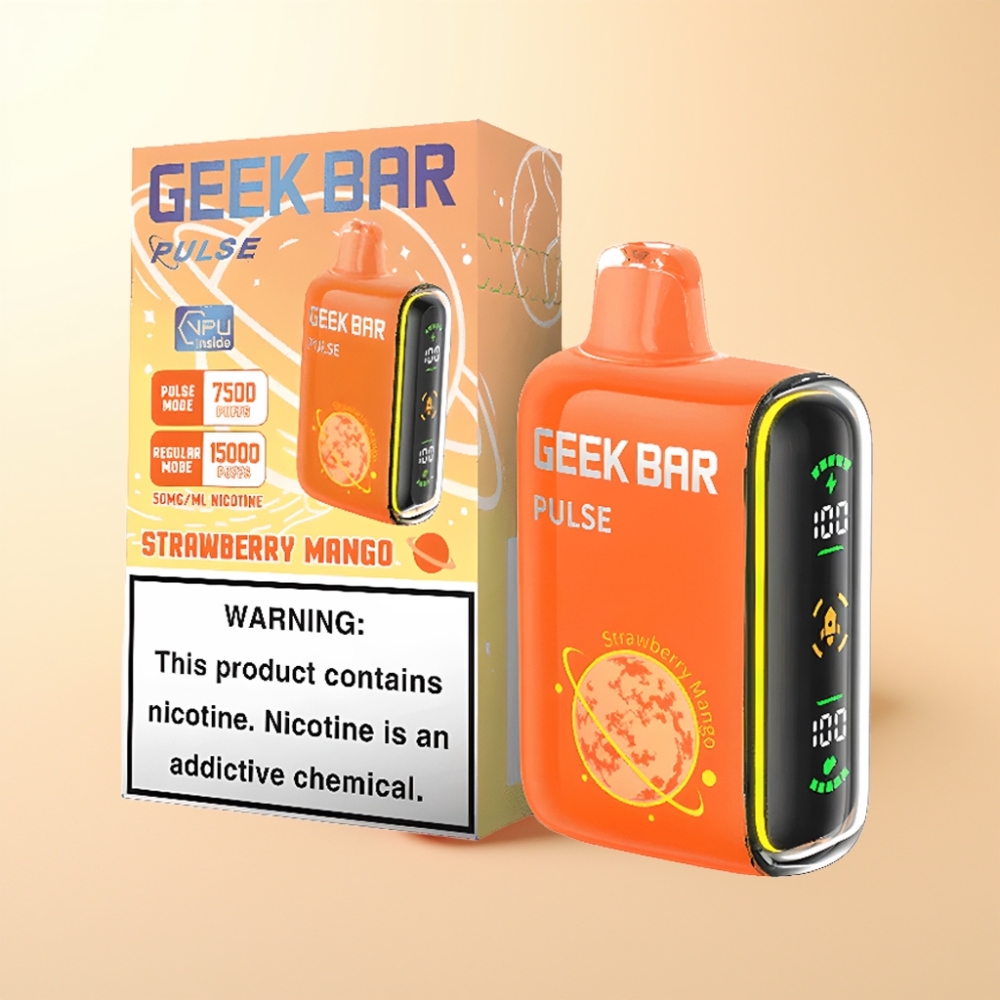 Geek Bar Pulse 15000 Puffs Wegwerpbare Vape Planeten Editie met 16ML en 5% Nicotine