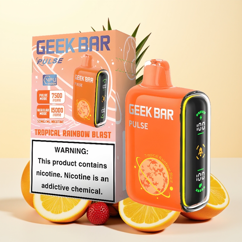 Geek Bar Pulse 15000 Puffs Wegwerpbare Vape Planeten Editie met 16ML en 5% Nicotine