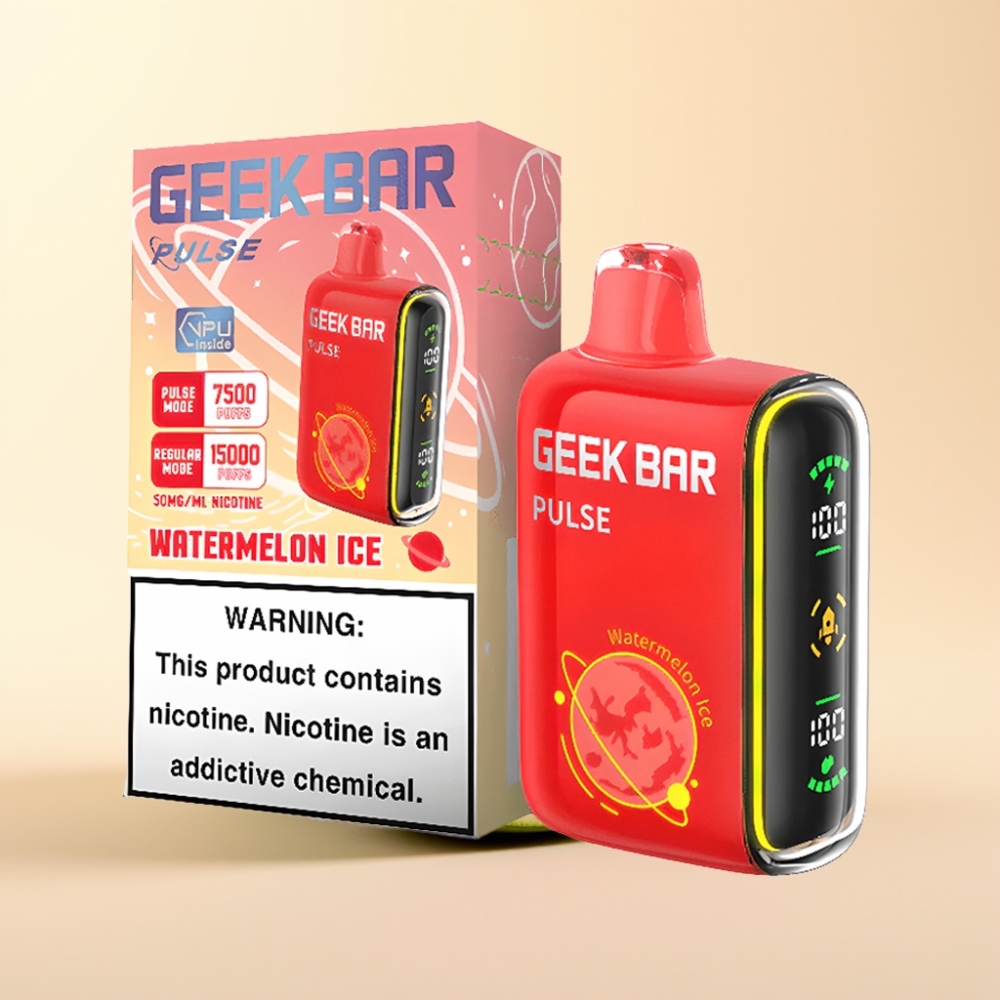 Geek Bar Pulse 15000 Puffs Wegwerpbare Vape Planeten Editie met 16ML en 5% Nicotine