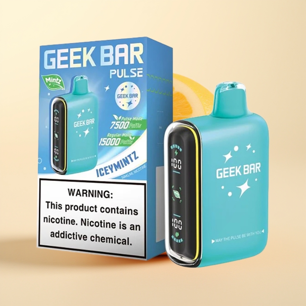 Geek Bar Pulse 15000 Puffs Wegwerppepermunt Editie 16ML 5% Nicotine