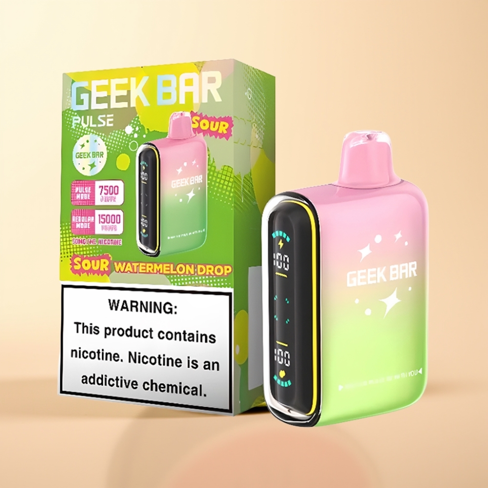 Geek Bar Pulse 15000 Puffs Wegwerproker Zure Editie 16ML 5%