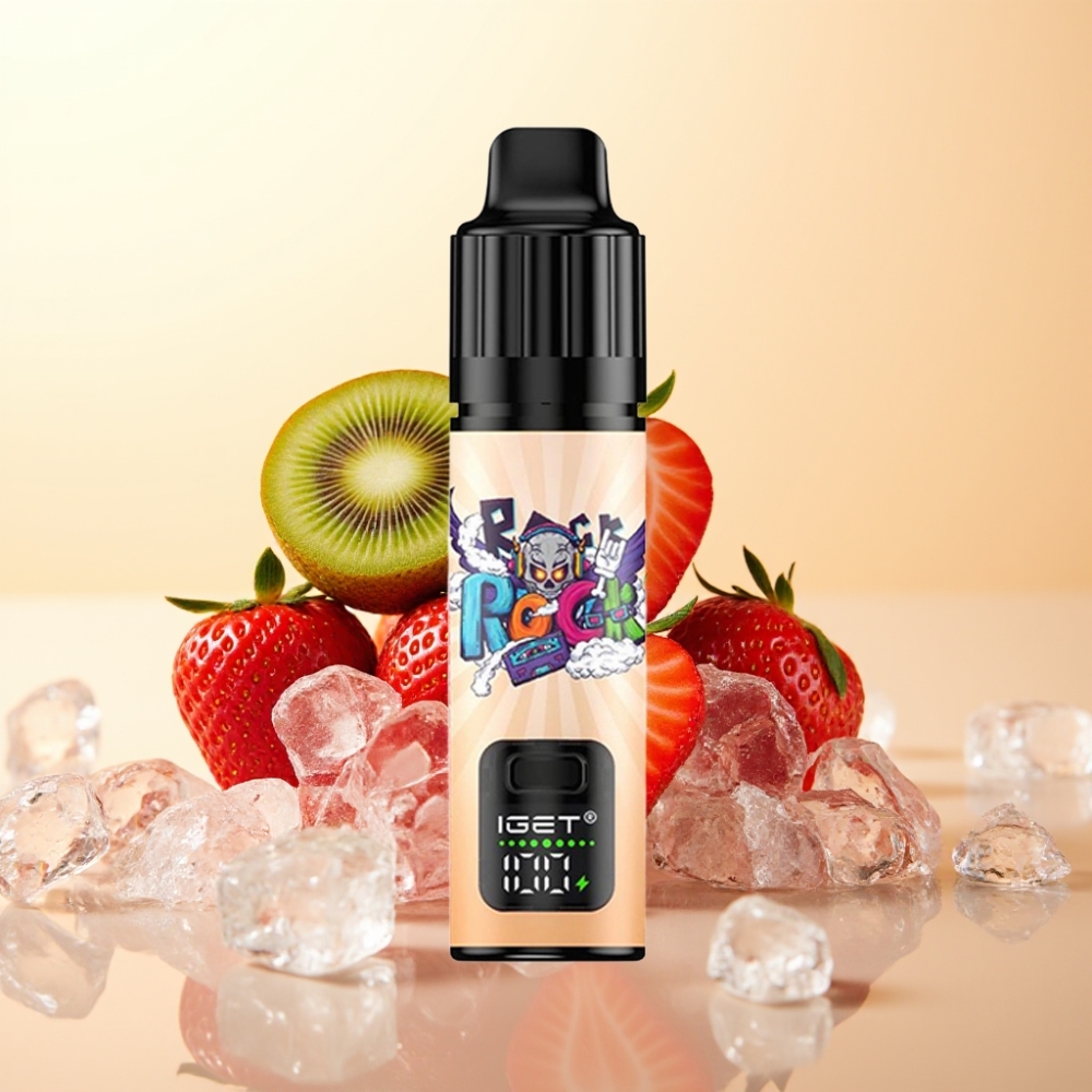 IGET BAR PLUS S3 POD 10000 Puffs Wegwerp Vape Aardbei Kiwi IJs 18 ml 5% Nicotine