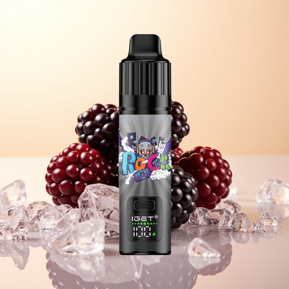 IGET BAR PLUS S3 POD 10000 Puffs Wegwerp Vape Braambes IJs (18 ml, 5% nicotine)