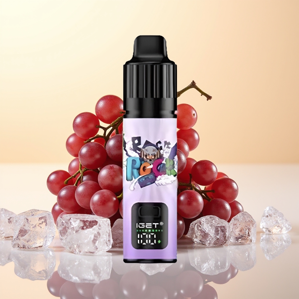 IGET BAR PLUS S3 POD 10000 Puffs Wegwerp Vape Druiven IJs met 18 ml en 5% Nicotine