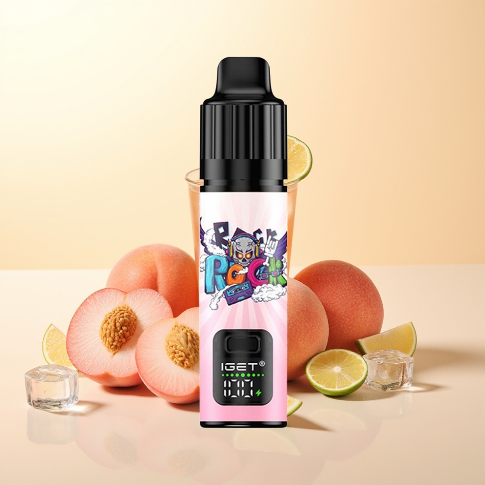 IGET BAR PLUS S3 POD 10000 Puffs Wegwerp Vape Perzik Lychee Limoen IJs
