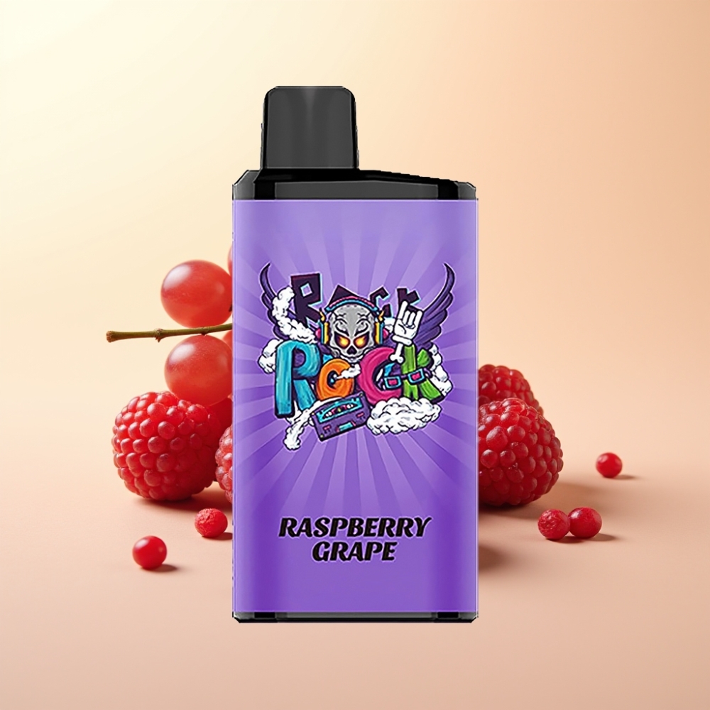 IGET Bar Pro 10000 Puffs Wegwerp Vape Framboos Druif met 2000 mAh Batterij