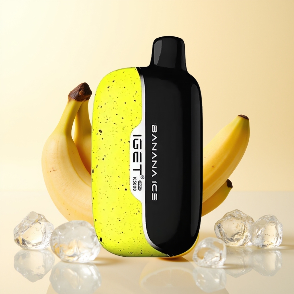 IGET Moon K5000 Puffs Wegwerp Vape Bananenijs – 5000 Puffs, 81.5 g
