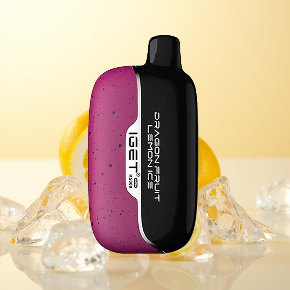 IGET Moon K5000 Puffs Wegwerp Vape Drakenvrucht Citroen IJs – 5000 Puffs, 81.5 g