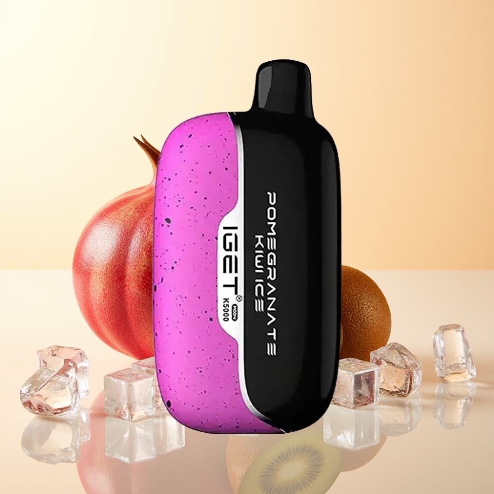 IGET Moon K5000 Puffs Wegwerp Vape Granaatappel Kiwi Ijs – 5000 Puffs, 81.5 g