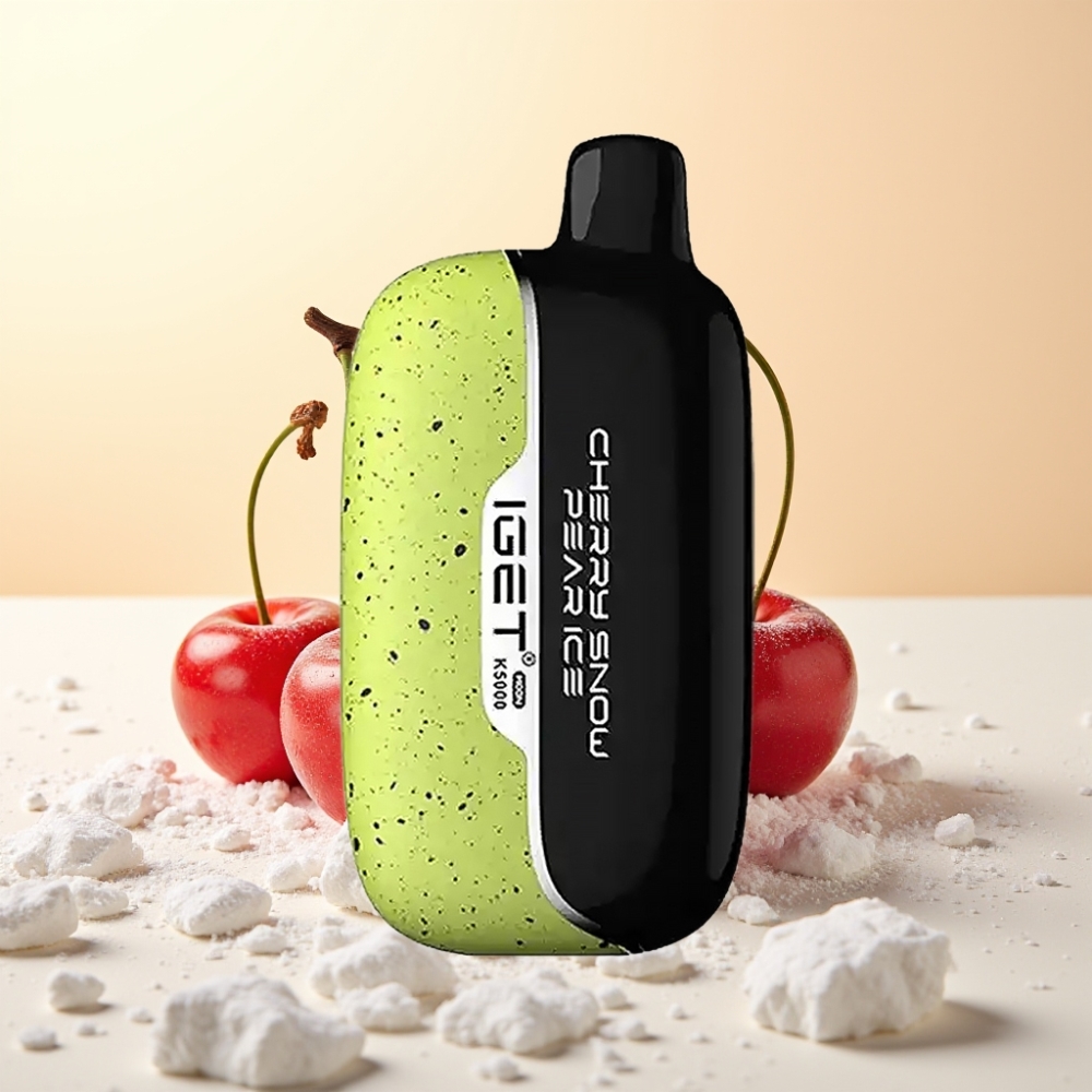 IGET Moon K5000 Puffs Wegwerp Vape Kers Sneeuwpeer Ijs (81,5 g)