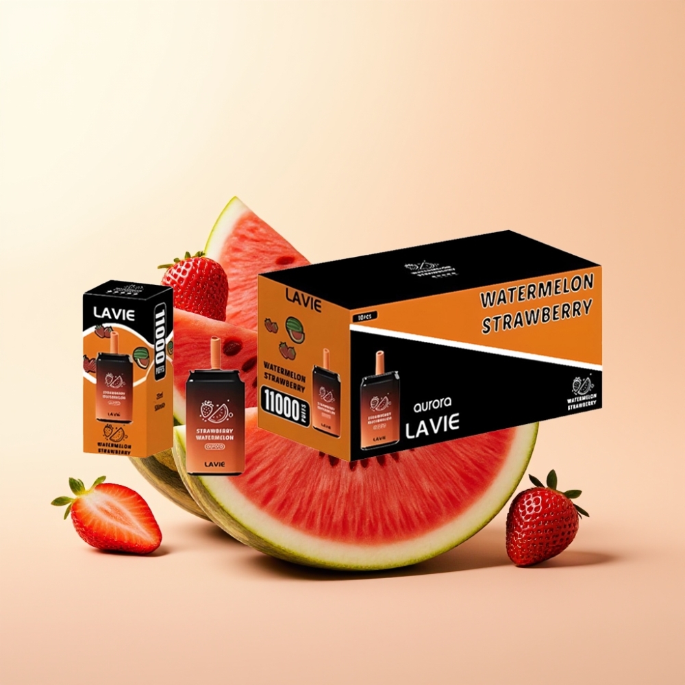 LAVIE Aurora 11000 Puffs Wegwerp Vape Aardbei Watermeloen – 22ML, Type C