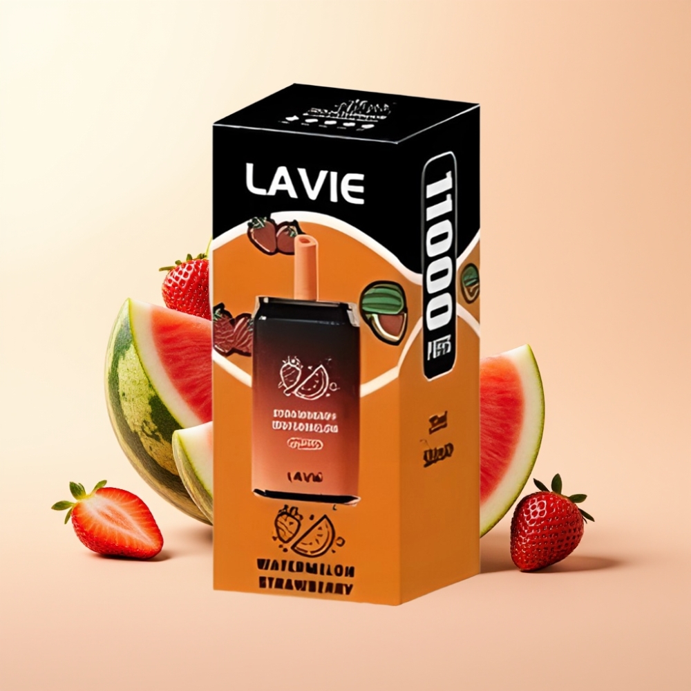 LAVIE Aurora 11000 Puffs Wegwerp Vape Aardbei Watermeloen – 22ML, Type C