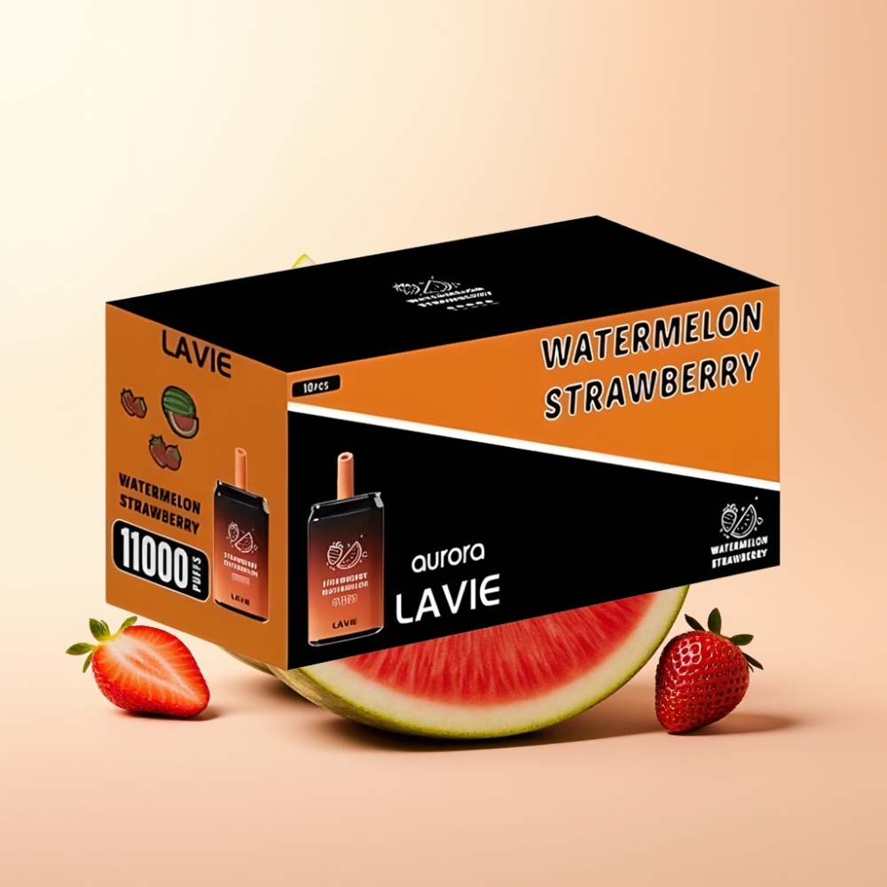LAVIE Aurora 11000 Puffs Wegwerp Vape Aardbei Watermeloen – 22ML, Type C