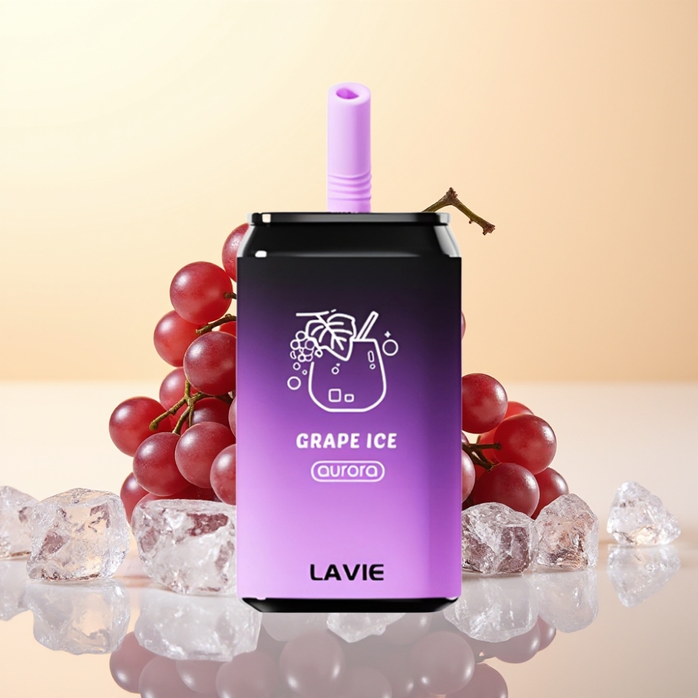 LAVIE Aurora 11000 Puffs Wegwerp Vape Druiven Ijs (650mAh, 22ML)