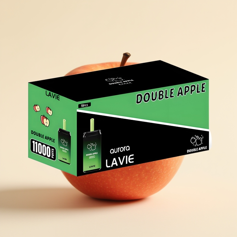 LAVIE Aurora 11000 Puffs Wegwerp Vape Dubbele Appel (22ML, Type C)