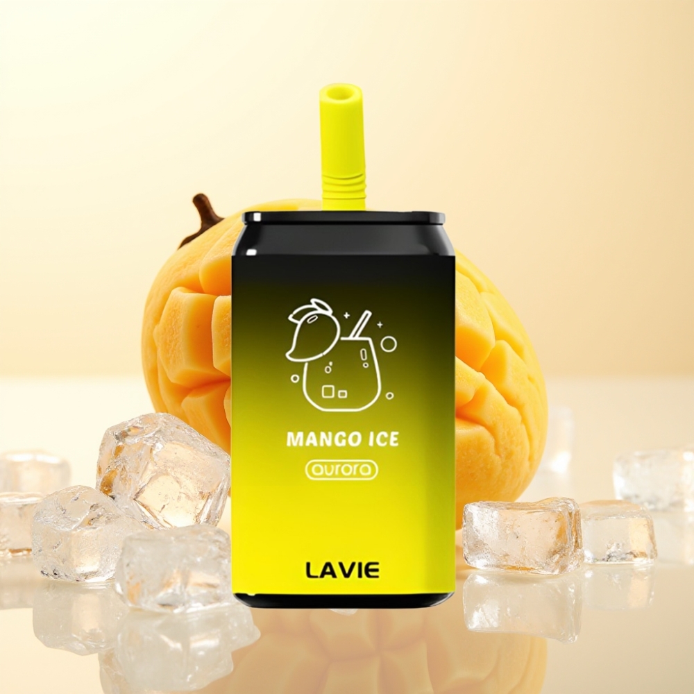 LAVIE Aurora 11000 Puffs Wegwerp Vape Mango IJs – 22ML, Type C
