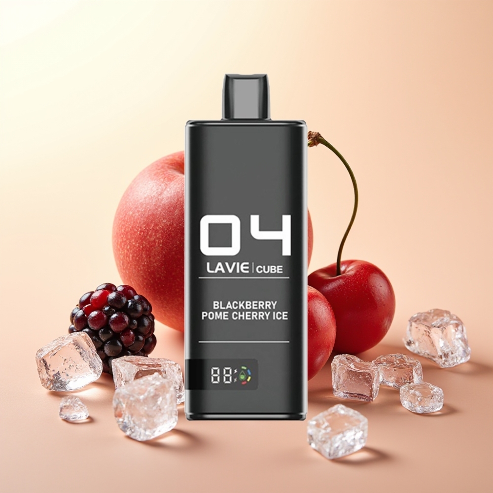 Lavie Cube 20000 Puffs Wegwerp Vape Brambes Granaatappel Kers IJs – 28ML, Type C