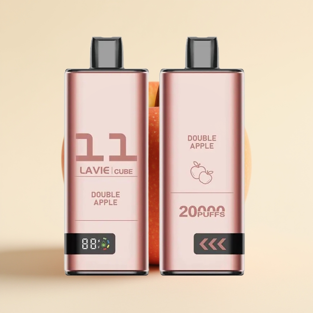 Lavie Cube 20000 Puffs Wegwerp Vape Dubbele Appel 28ML 5% Nicotine