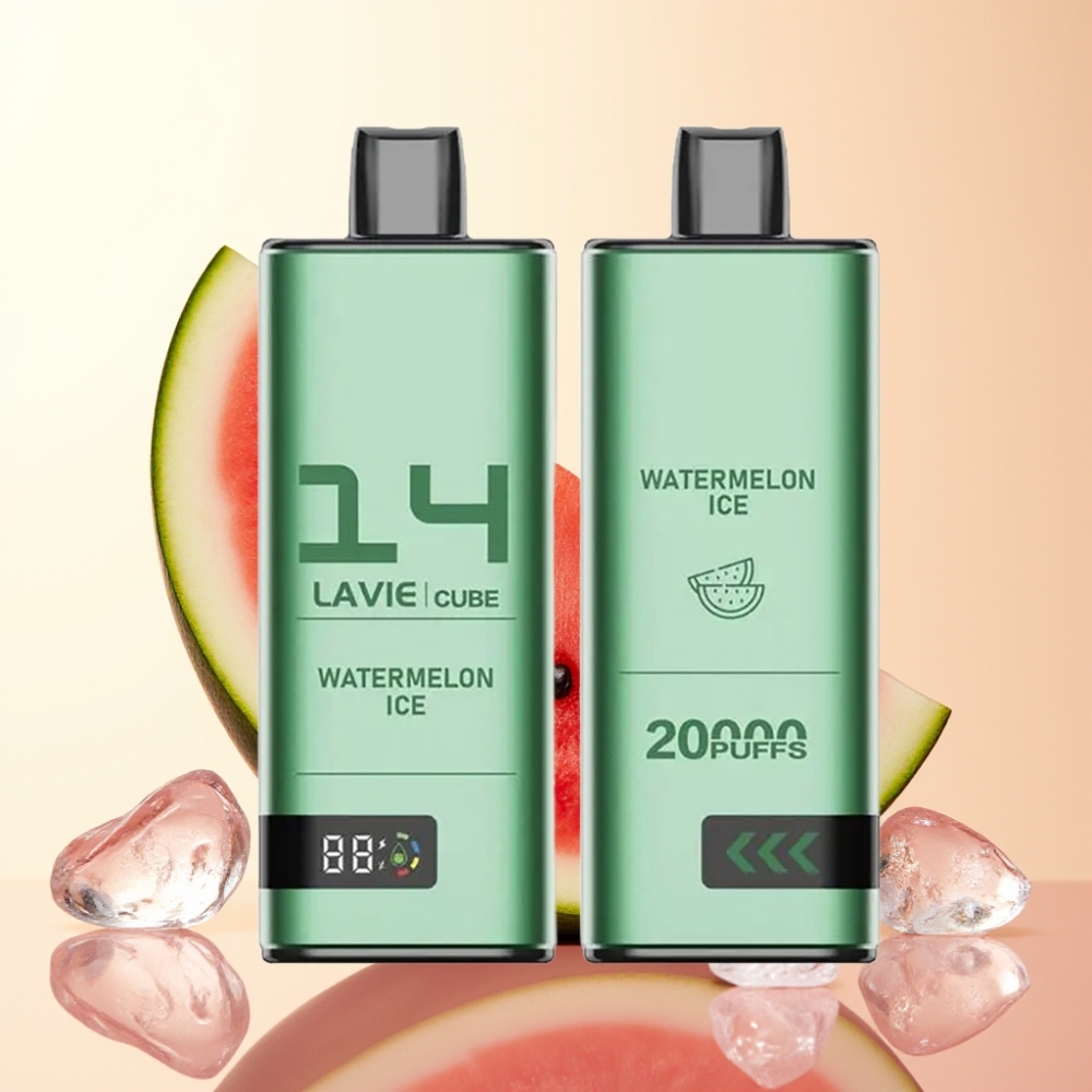 Lavie Cube 20000 Puffs Wegwerp Vape Watermeloen IJs – 28ML Vloeistof, Type C