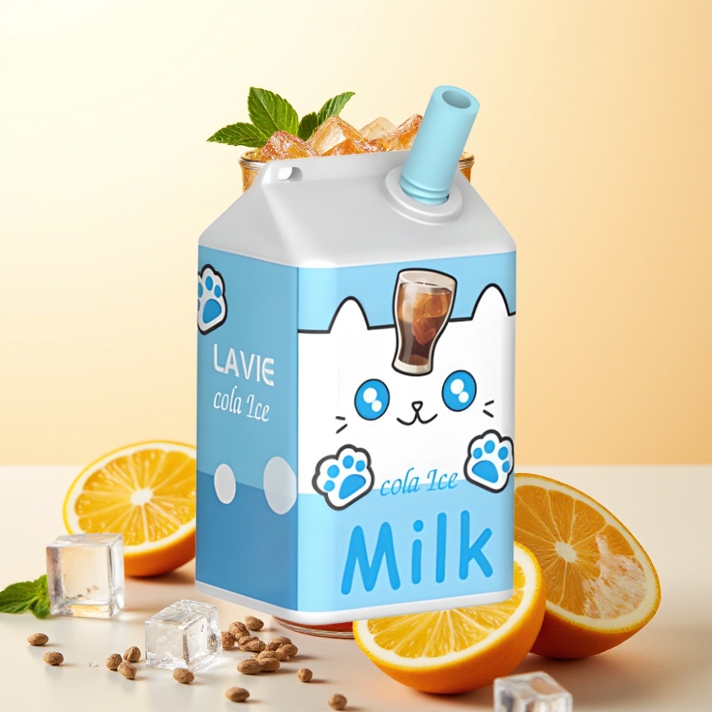 LAVIE Milk 7000 Puffs Wegwerp Vape Cola IJs – 16ML, 600mAh