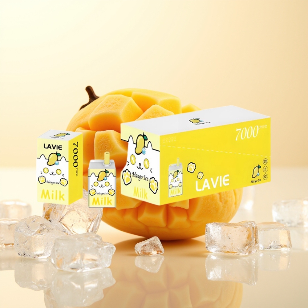 LAVIE Milk 7000 Puffs Wegwerp Vape Mango IJs – 16ML & 600mAh