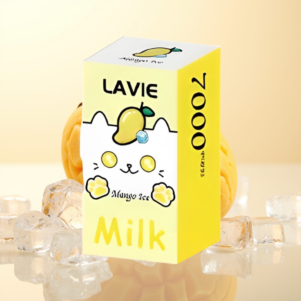 LAVIE Milk 7000 Puffs Wegwerp Vape Mango IJs – 16ML & 600mAh