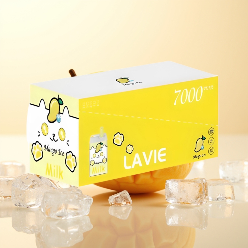 LAVIE Milk 7000 Puffs Wegwerp Vape Mango IJs – 16ML & 600mAh